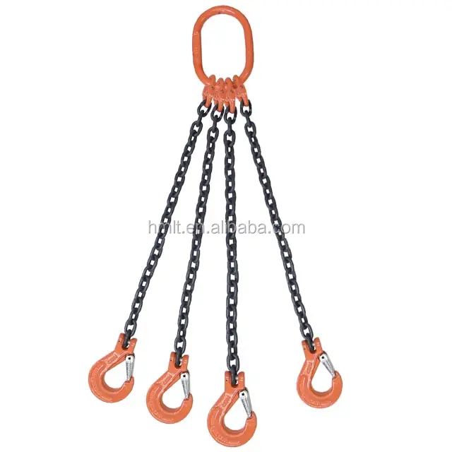 heavy duty g80 4 leg lifting chains slings
