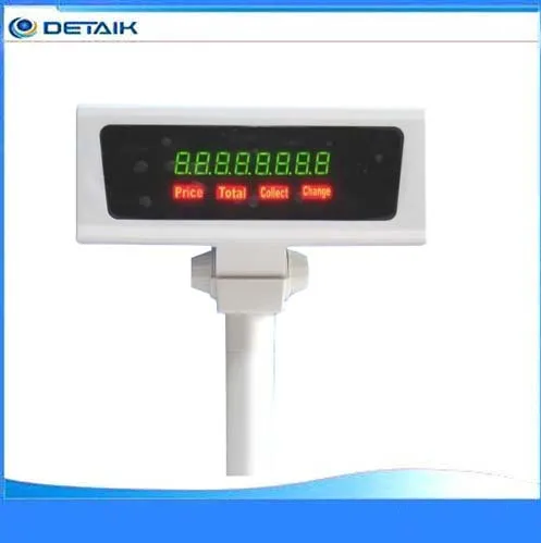 LED8 Customer Display POS Pole Display  Cash Register English LED Customer Displays