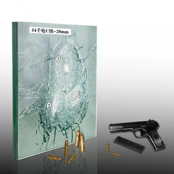 22 мм 25 мм 30 мм 40 мм пуленепробиваемое стекло цена безопасность многослойное пуленепробиваемое стекло для банковского ювелирного магазина