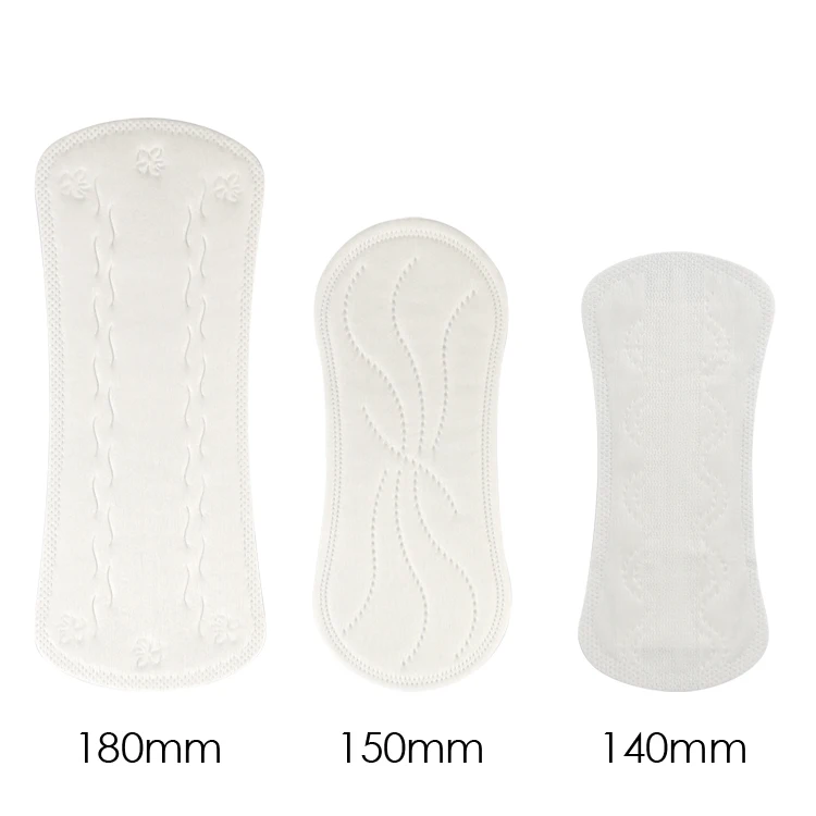 Disposable breathable ultra thin panty liners regular sanitary pad pouch high quality unscented  Women Daily Use herbal liners