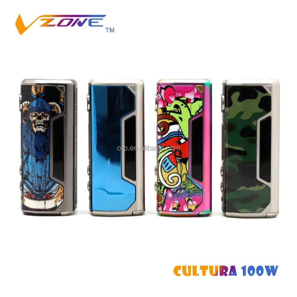 
2018 hot vape mod Vzone Cultura 100w mod by Vzone factory the best ecig 