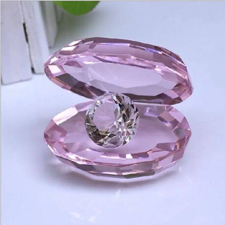 
wholesale nice crystal diamond crystal glass desk round glass paperweight crystal gifts 