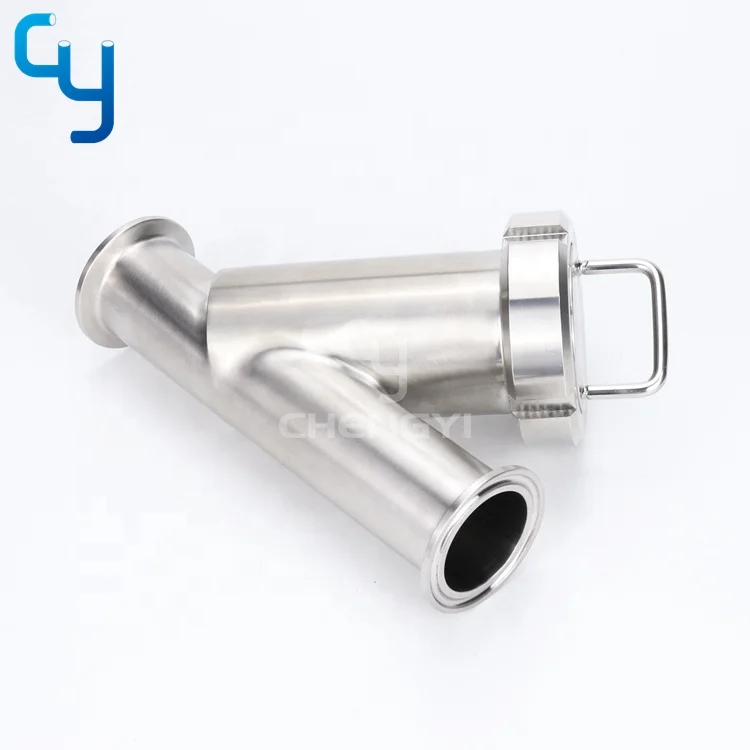 Stainless steel sanitary Y type strainer