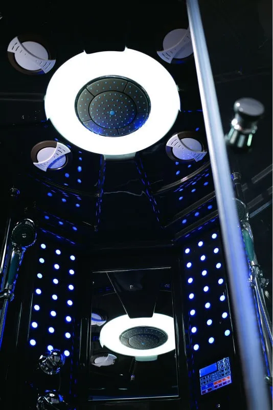 2persons 4500W high-power steam bath cabin combined with whirlpool bathtub WG-U6810