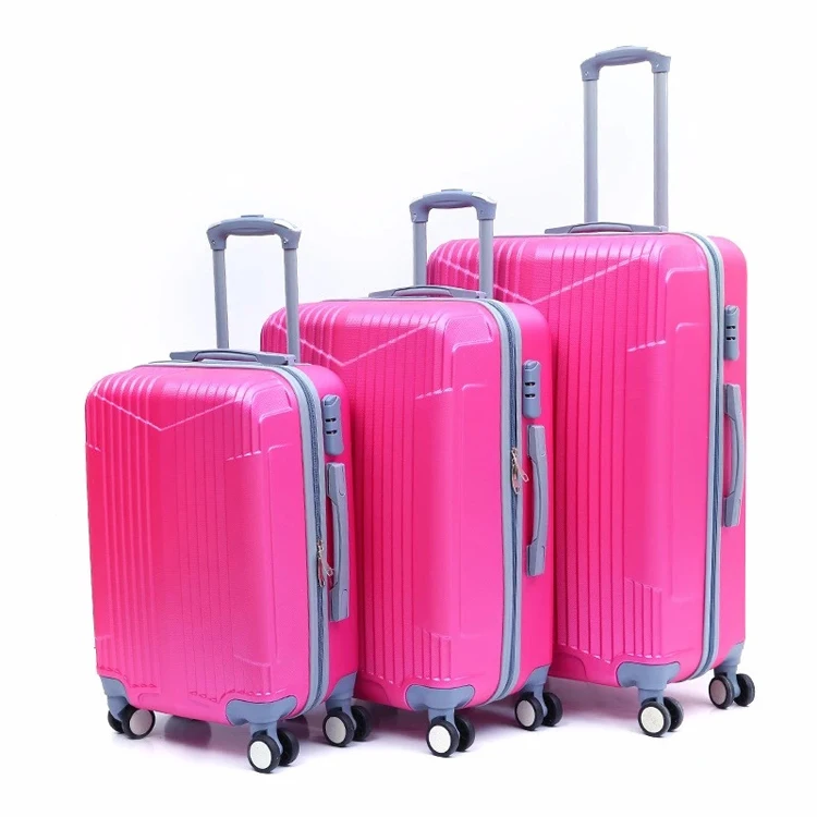 ABS Suitcase Trolley Bag 3 Pieces Set Wholesale Luggage Set with Good Quality