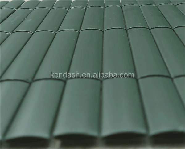 Colored plastic fence