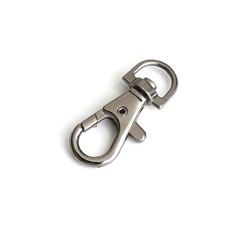 
Fashion new style carabiner custom logo light gold 9mm dog leash swivel snap hook 