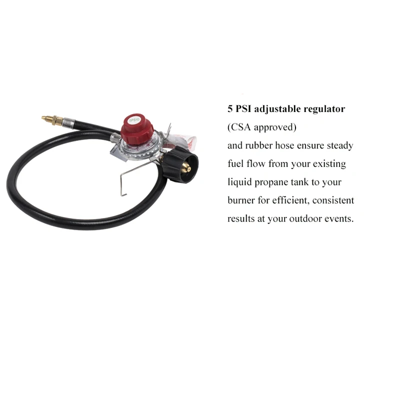 
High Pressure Single Cast Iron Propane Gas Wok Burner 