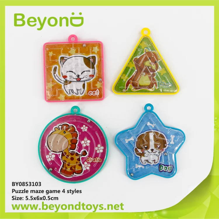 Promotional dental gift  plastic maze game kids party favors