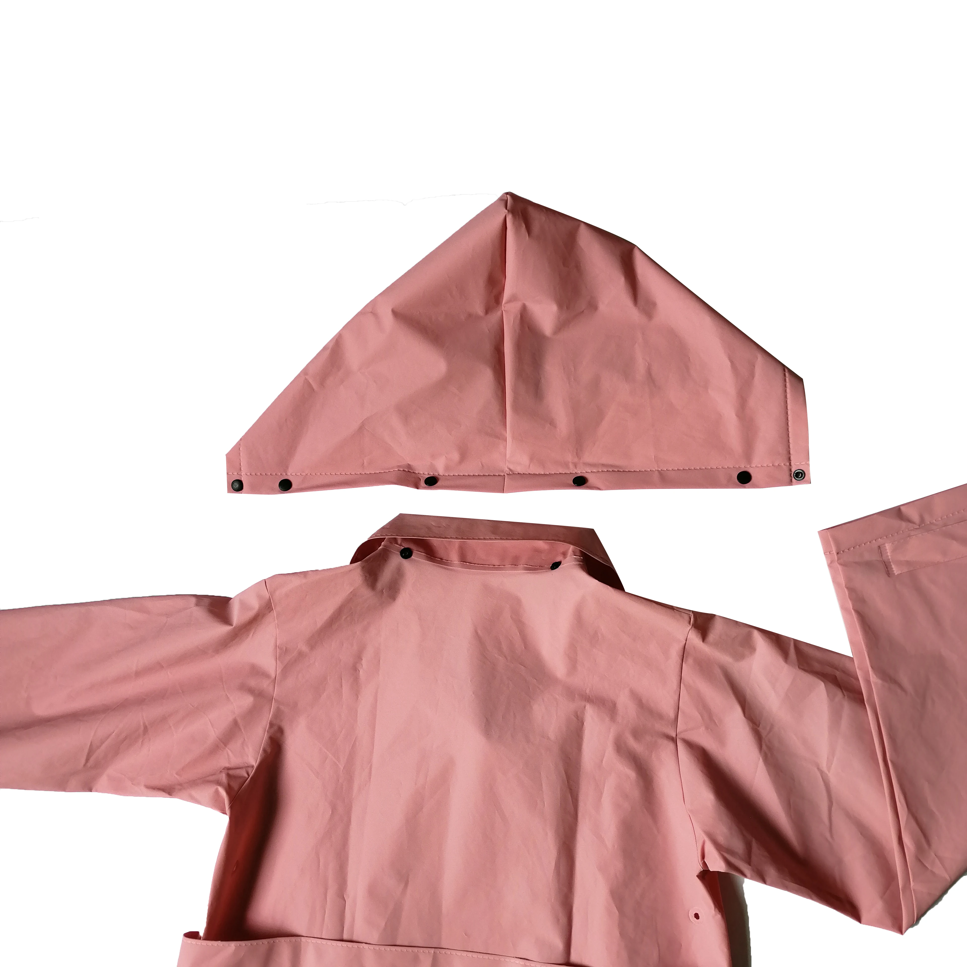 Hot Sale Waterproof Customized Outdoor Long Raincoat for Female