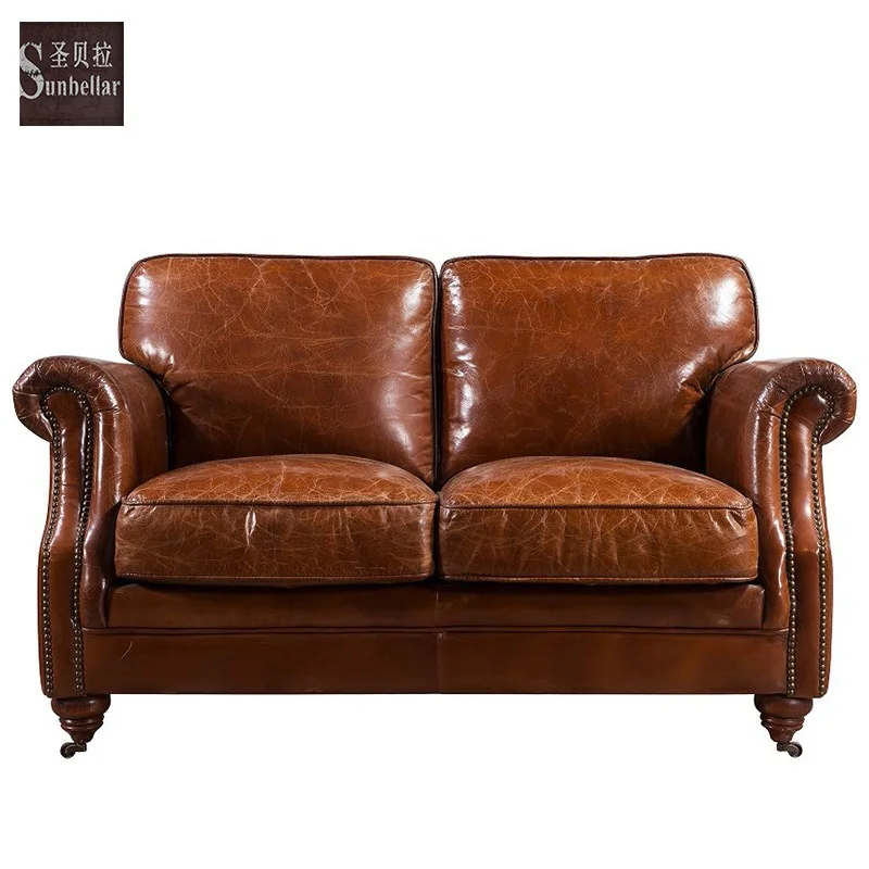 Sunbellar sofa set designs with price vintage leather sofa for sale sitting room hotel living room sofa antique leather