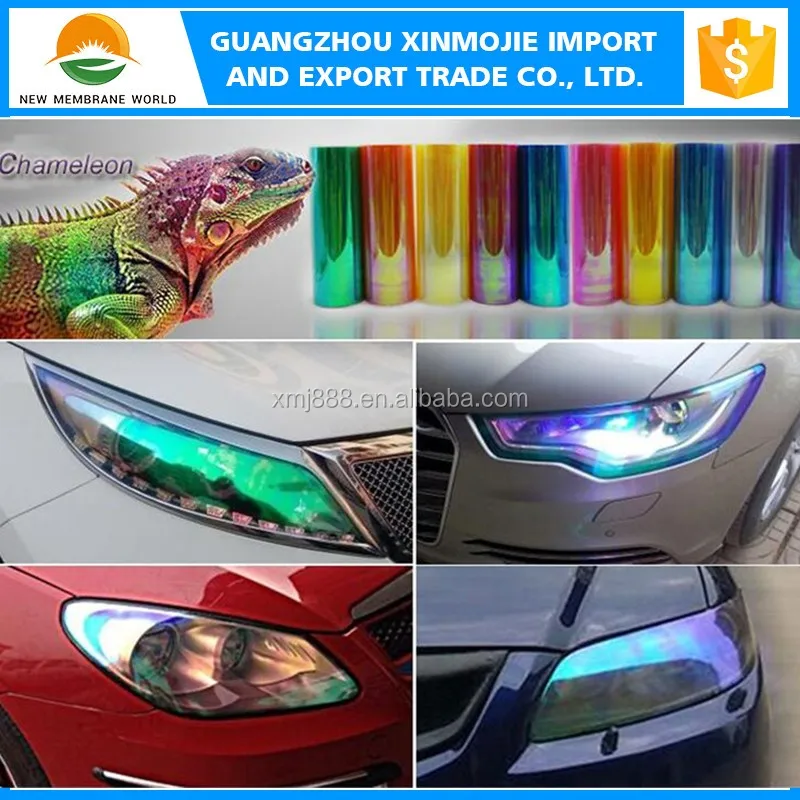 Auto Light Color Change Vinyl Film/Chameleon Headlight Foil