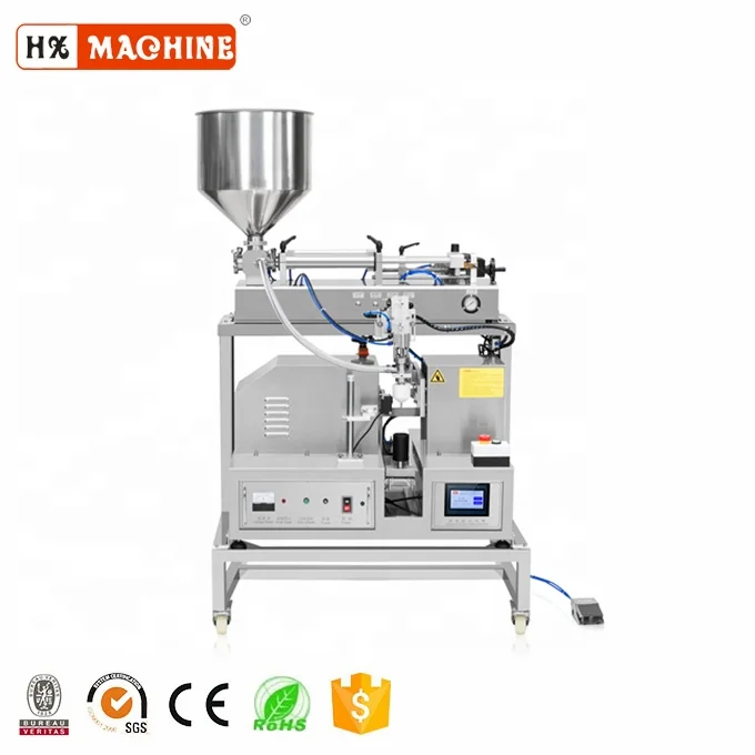 Машина для розлива алюминиевых труб, ручная машина для розлива и запечатывания труб, установка для производства Тюбиков зубной пасты CE 20 кГц