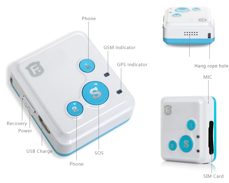 Китай поставщика mini gps браслет персональный ребенок gps слежения чип онлайн sim-карты трекер