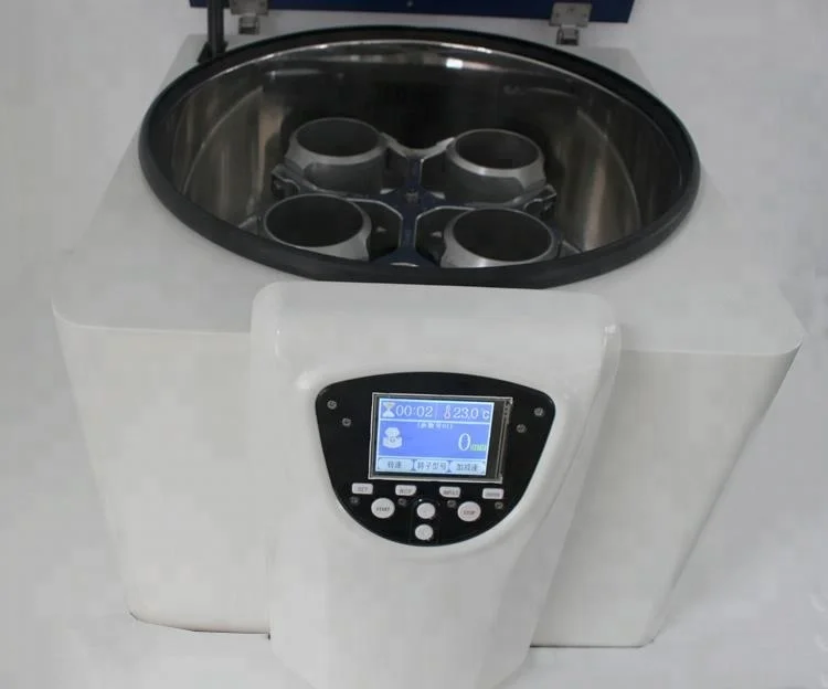 DD5 Table top lab prp centrifuge with max speed 5000rpm and swing rotor 4*500ml for lab blood testing