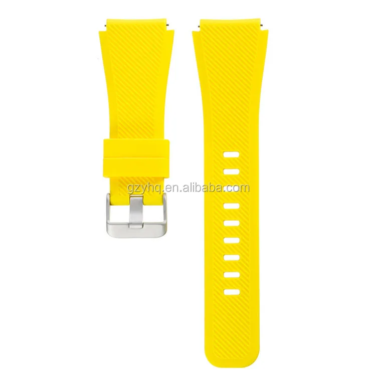 
22mm Silicone Watch Band For samsung galaxy gear s3 watch silicone band straps 