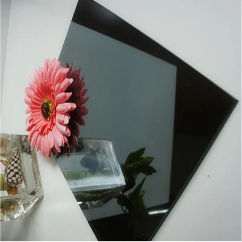 5mm Customized Float Colored Tempered Glass Building Blue/Green Glass Tint