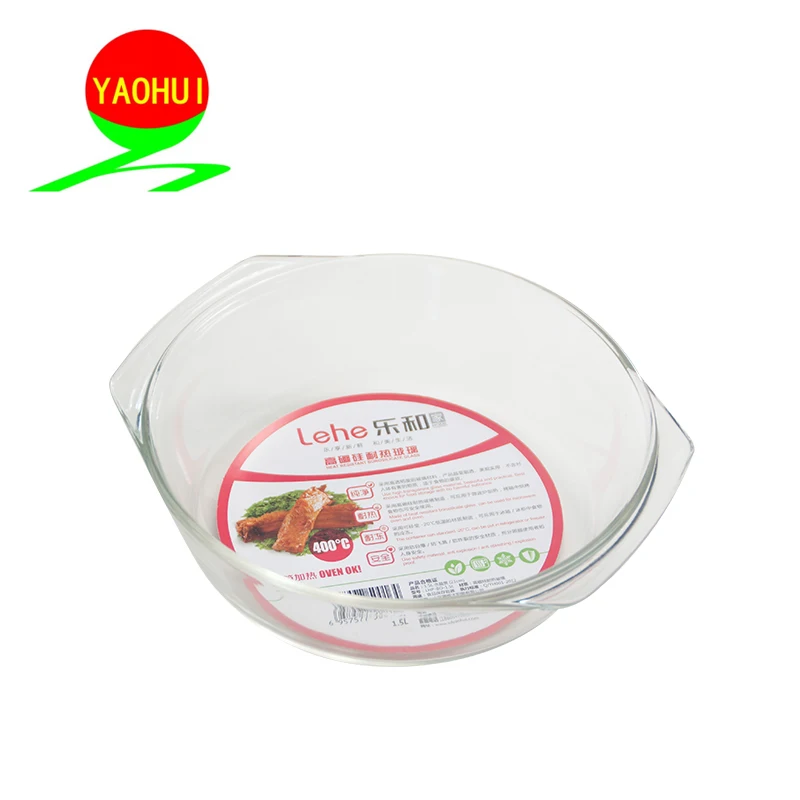 Non Stick Set Lid for Cookware and Kitchenware Quality Glass Food Pyrex Glass Cooking Pot Round with Handle Transparent Everyday
