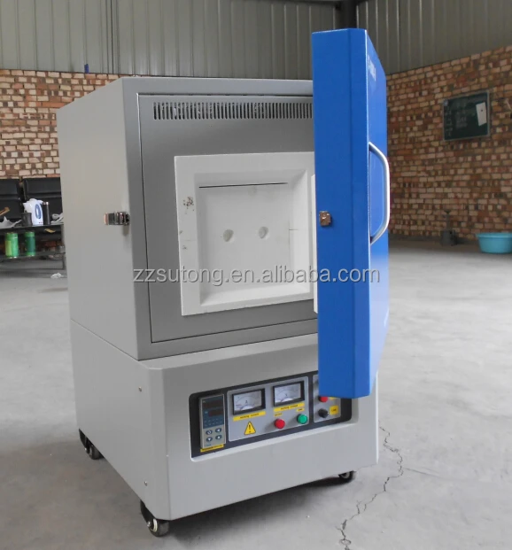 1200C laboratory muffle furnace with 200x200x300mm chamber size