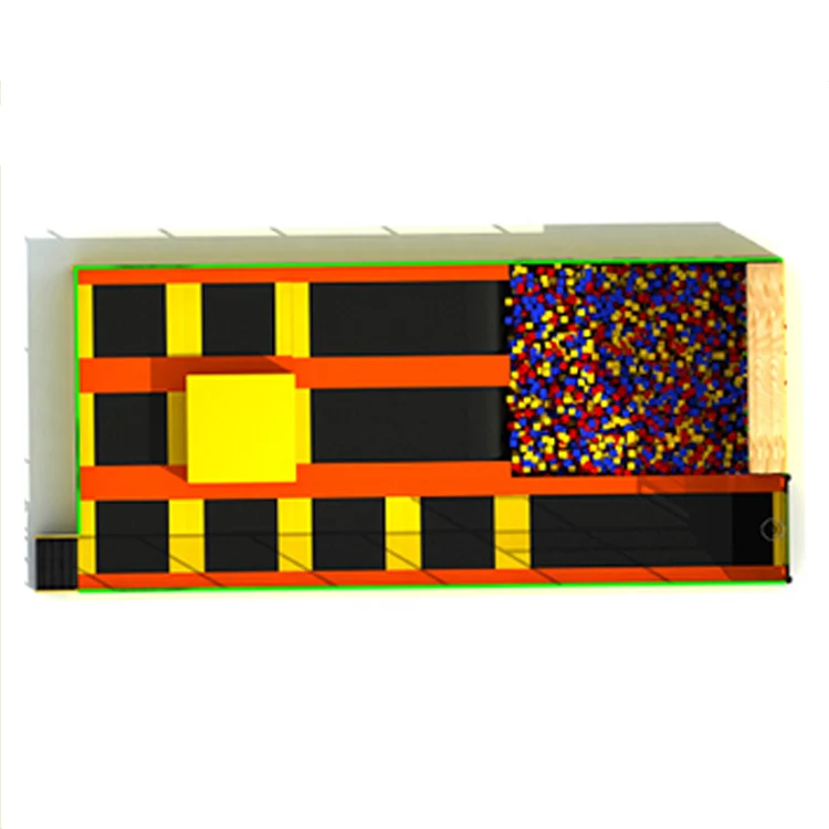 Made in China trampoline basketball park free jumping trampoline park with dodgeball