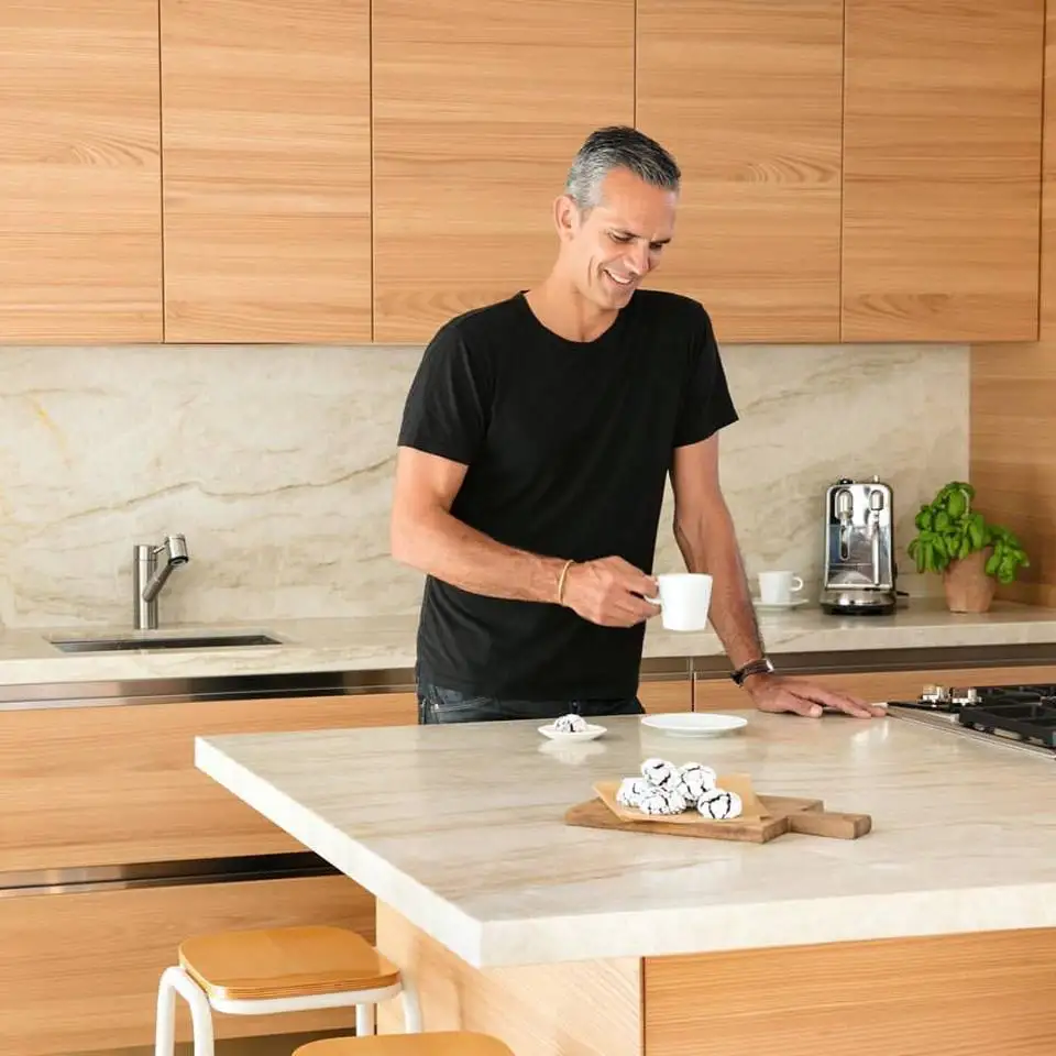 Beautiful Taj Mahal Quartzite Granite Stone Moon White Slab For Countertops Kitchen