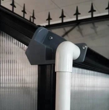 G-MORE T-shaped Aluminum frame Glass panels garden Greenhouse/Orangerie