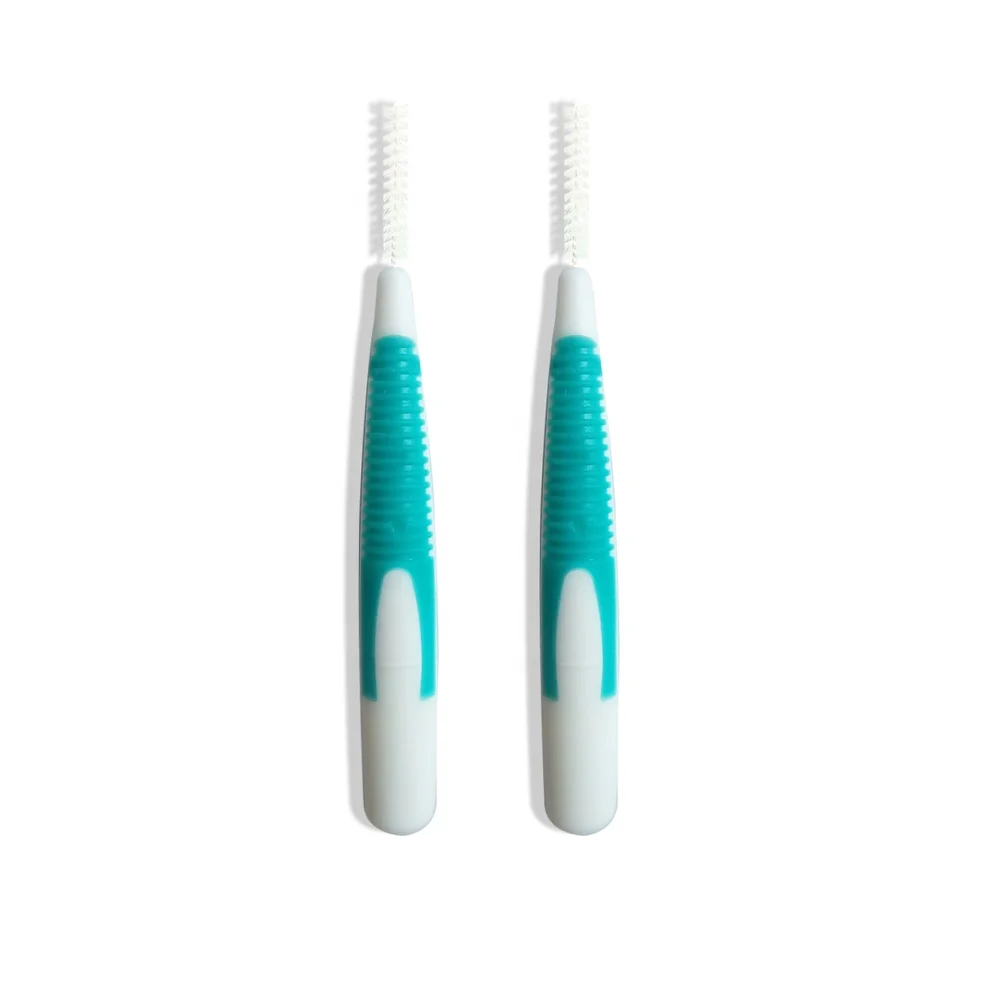 Ce Approved Stainless Steel Wire  Disposable Plastic Handle Interdental Brush