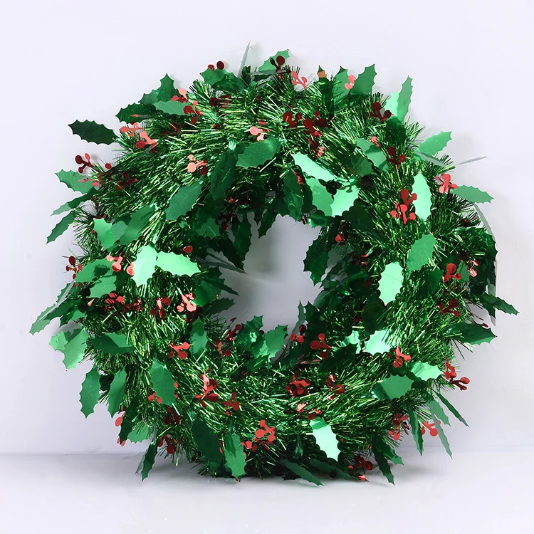 Хуанди новый продукт персонализированные рождественские украшения объемные гирлянды сосновых гирлянды листьев