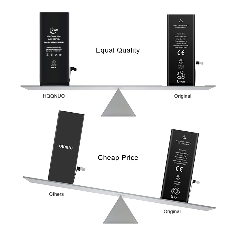 Китайский аккумулятор для мобильного телефона iphone 5 6 6s 6splus 7 7plus 8 8p plus X XR XS MAS, аккумуляторные батареи