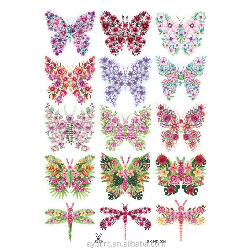 SK-HD-004 красивые 3D бабочек «сделай сам» для дома гостиной спальни кухни детские настенные декоративные стикеры творчества Наклейка на