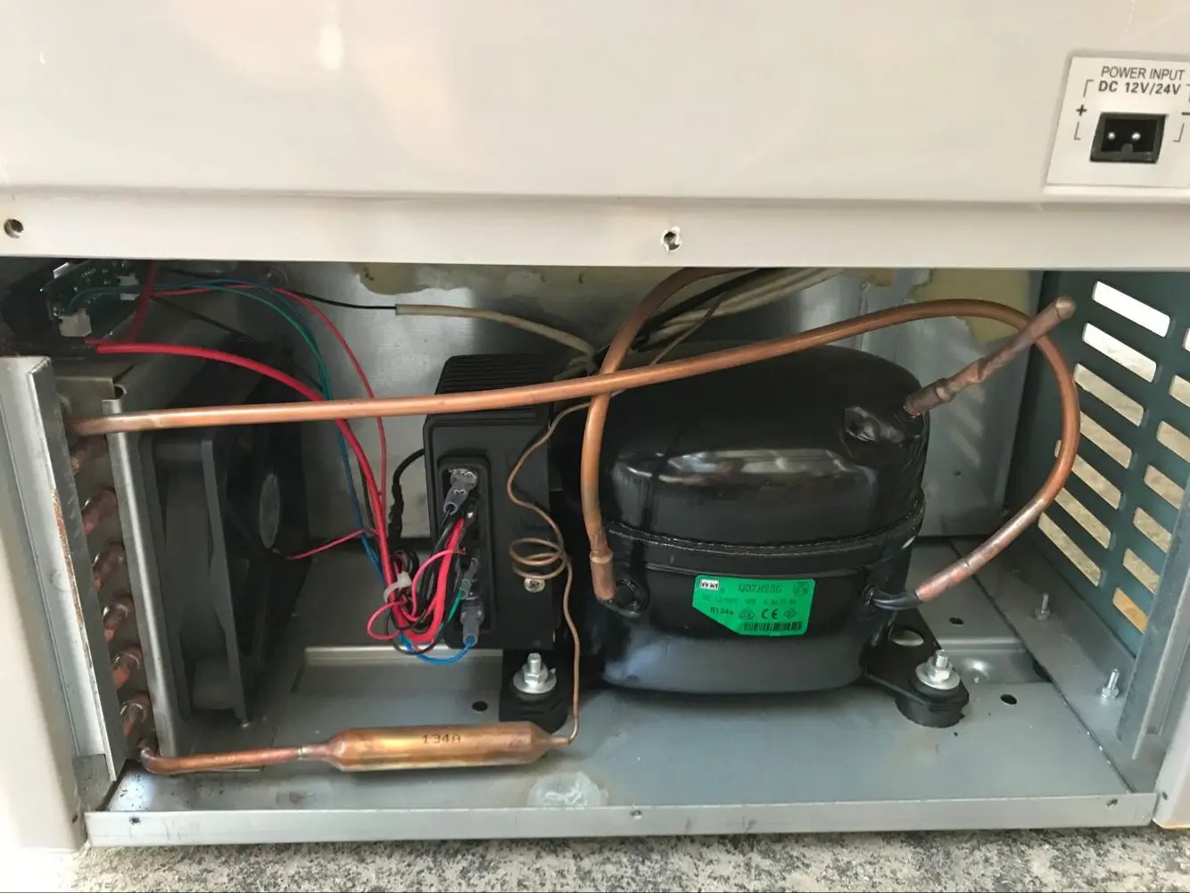 
80L DC 12V 24V compressor portable freezer camping fridge 