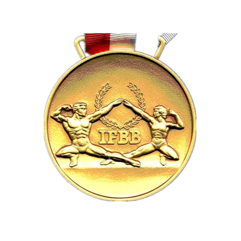 Zinc Alloy Sport Style Custom Bodybuilding Medals Manufacturer Factory