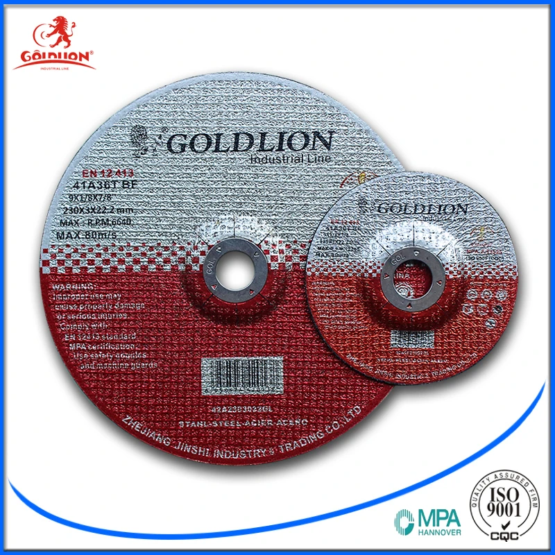 GOLDLION china small 125mm metal cutting discs 5' inch resin grinding wheels cutting and grinding Disc