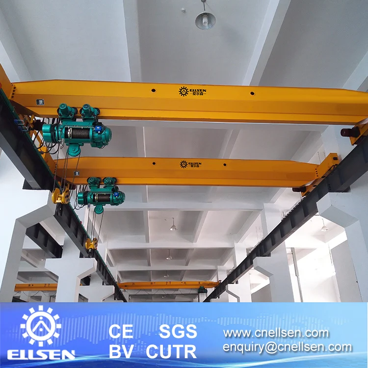 Тележка для лебедки мостового крана с рельсовой установкой модели LD