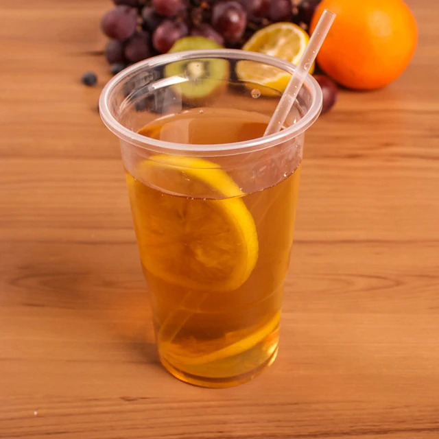 600 мл, оптовая продажа, большая стеклянная пластиковая чашка на вынос с индивидуальным принтом