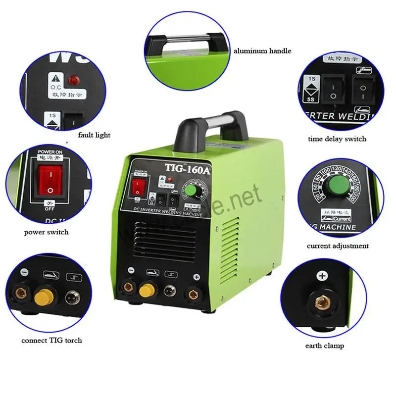 portable 1p aluminium arc welding machine
