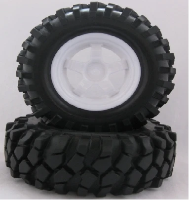 RC Crawling Tires plastic wheels and rubber tyres(210021)