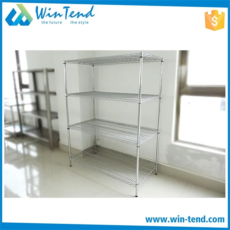 Stainless Steel Round Tube Wire Rack Shelving For Racking And Shelving