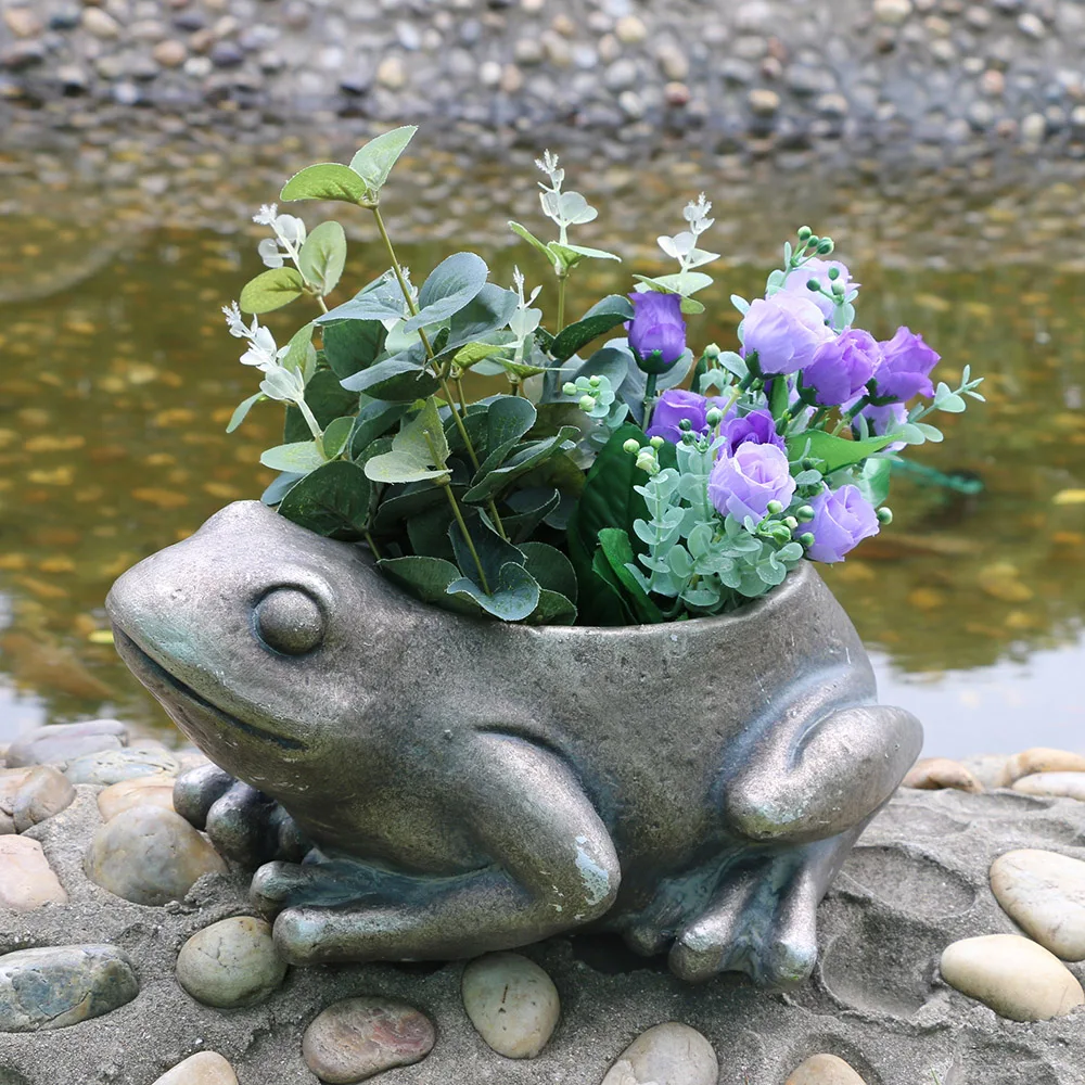 Cute Animal America Market Frog Flower Pot & Planters For Home Garden