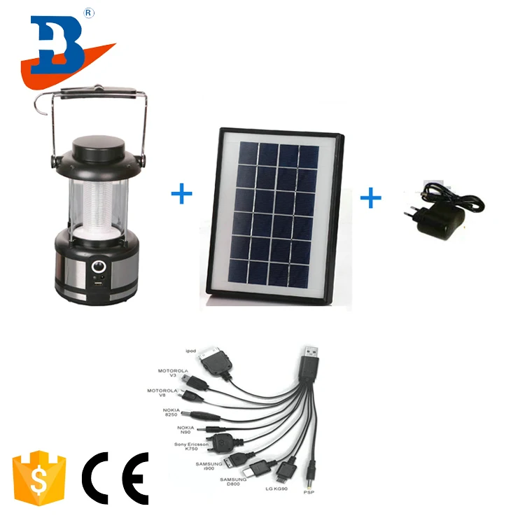 
Hot sale LED factory sale solar lantern with USB outlet 