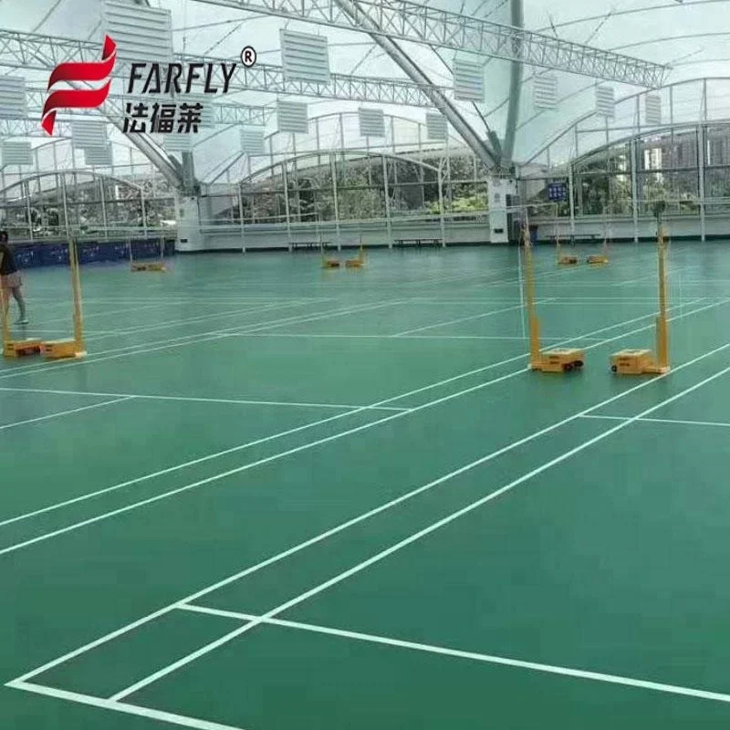 All kinds easy to clean badminton pvc sport flooring mat