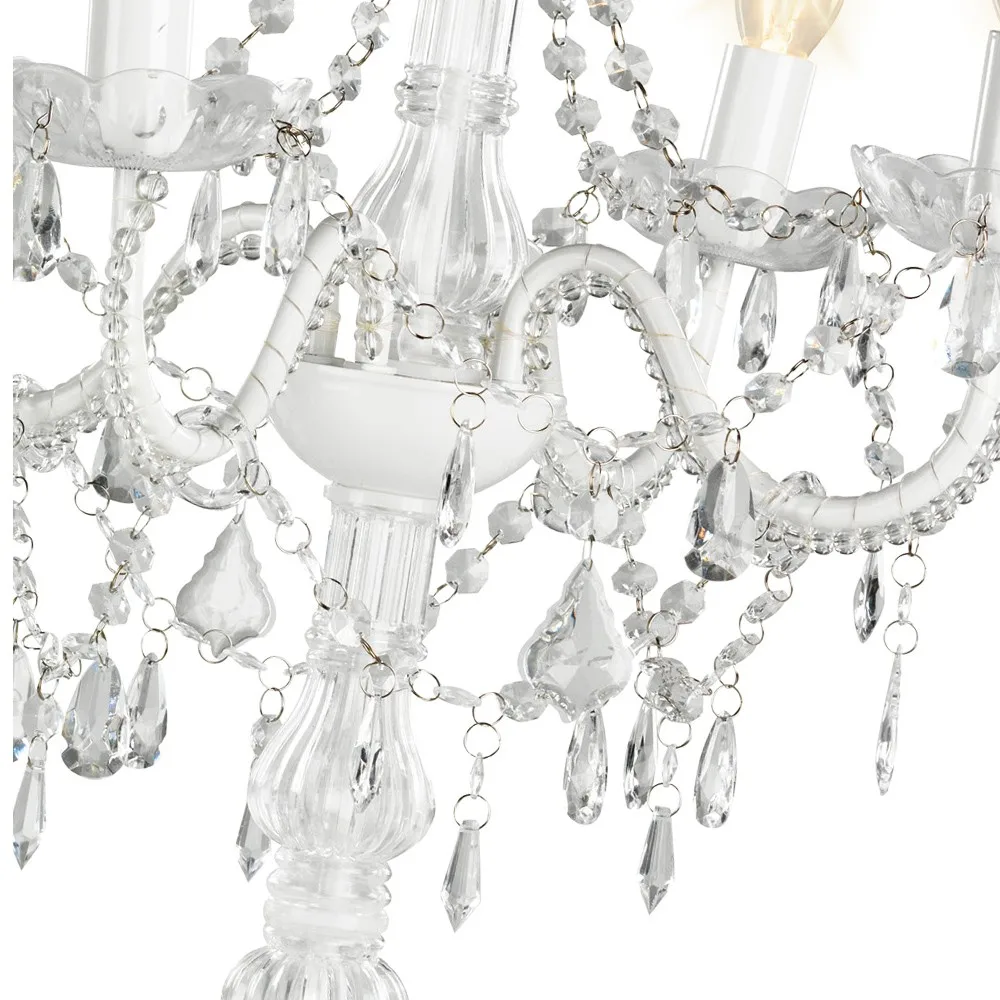 Crystal Chandelier Candelabra Table Lamp Wedding Centerpiece Decor Standing Chandeliers Floor Lamp