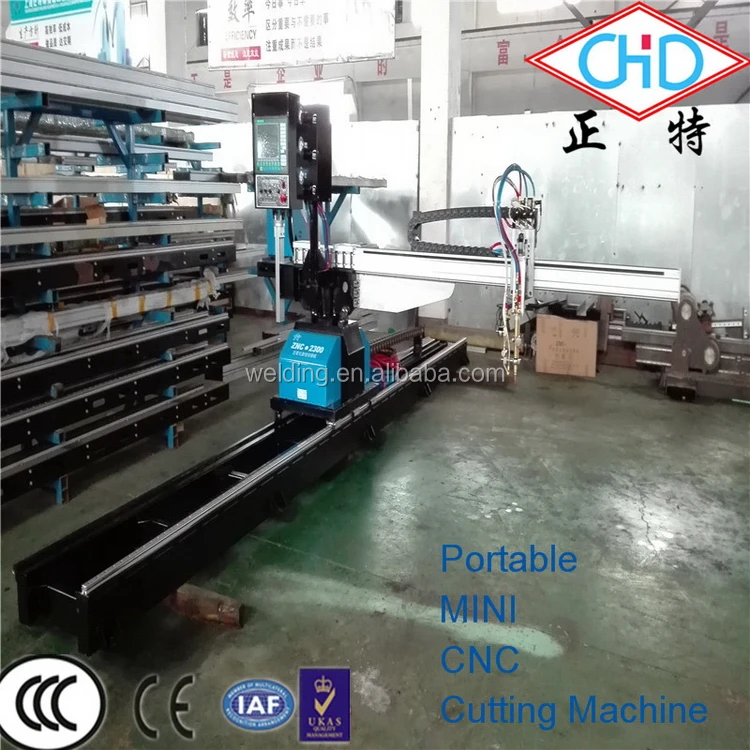 Single gantry CNC plasma metal cutting machine