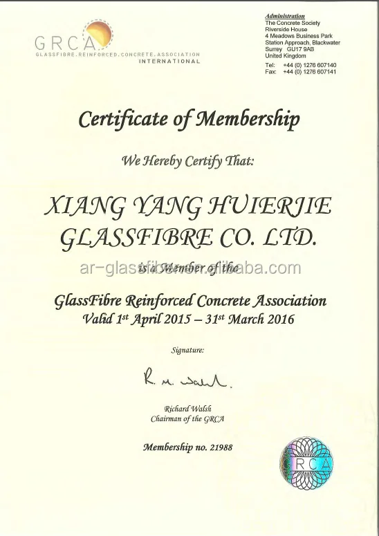 Hot Sale ARG Fiberglass Roving For GRC Reach EU Standard