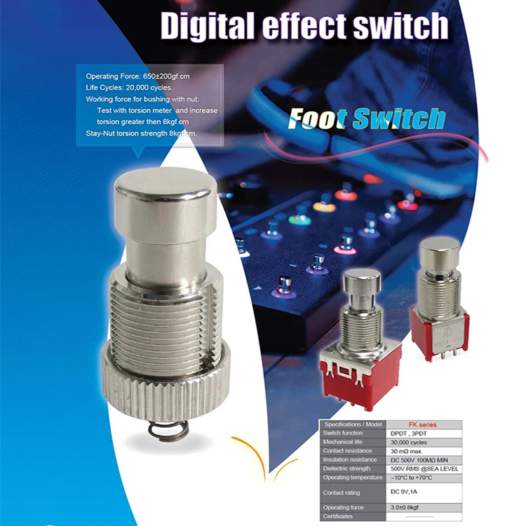 new online shopping FK series on-(on) red push button foot switches