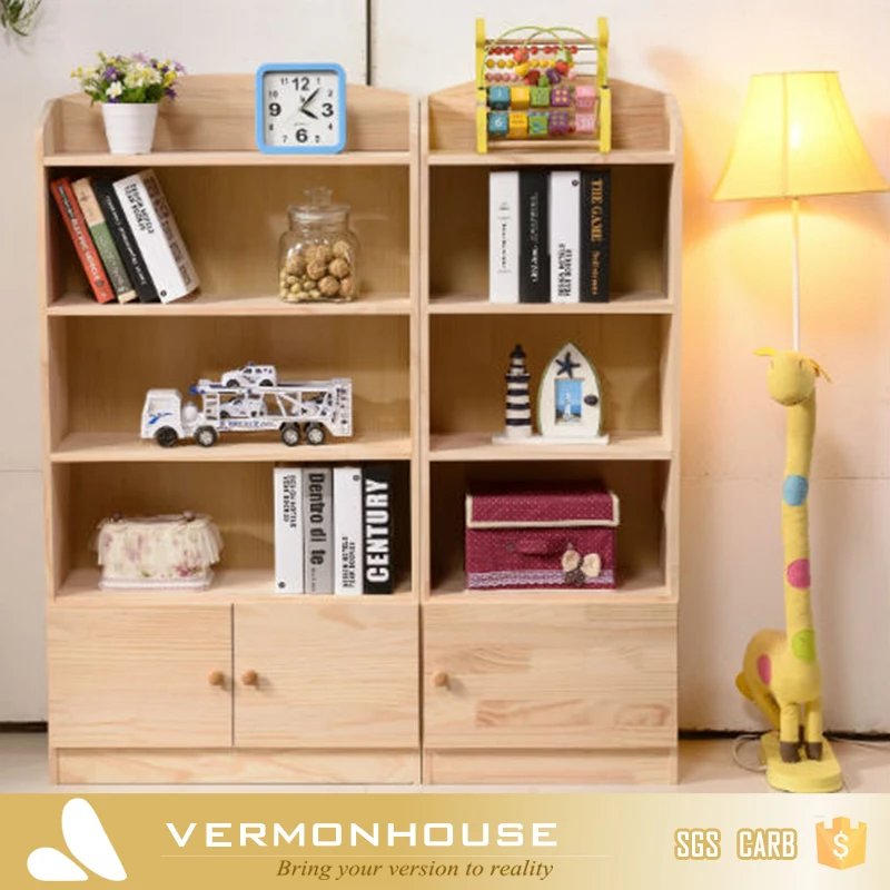 2022 Hangzhou Vermont Modern Design Children Bookcase Furniture Bamboo Bookshelf