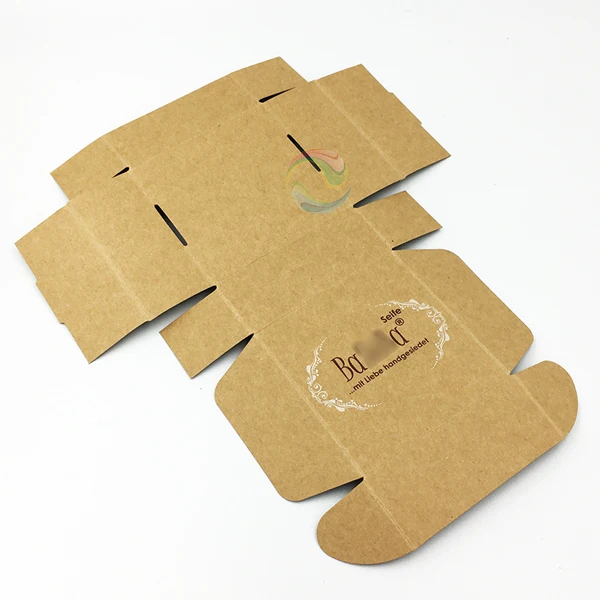 Luxury Travel Custom LOGO Design Craft Paper Gift Soap Packaging Box