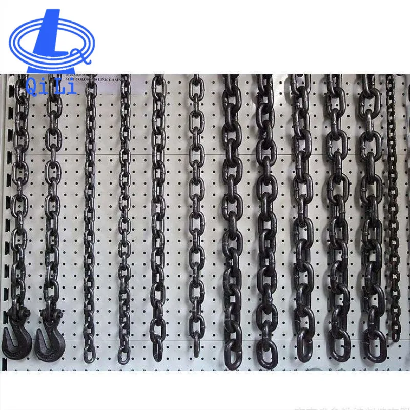 8mm EN818-2 black painted lifting chain