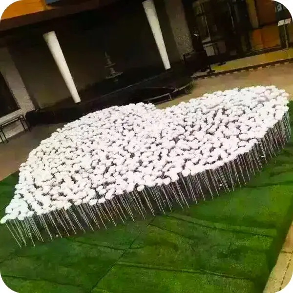 
China supplier Decorative wedding columns led rose light for Wedding decor/Valentines decor 
