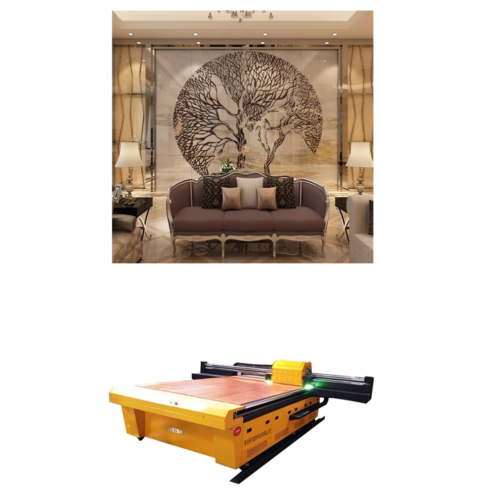 3D image tempered glass wall tile oven machine  for small production line